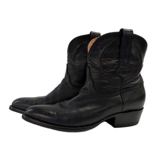 JRC & Sons Mid-Calf Leather Cowboy Boots SIZE 8B main image 4
